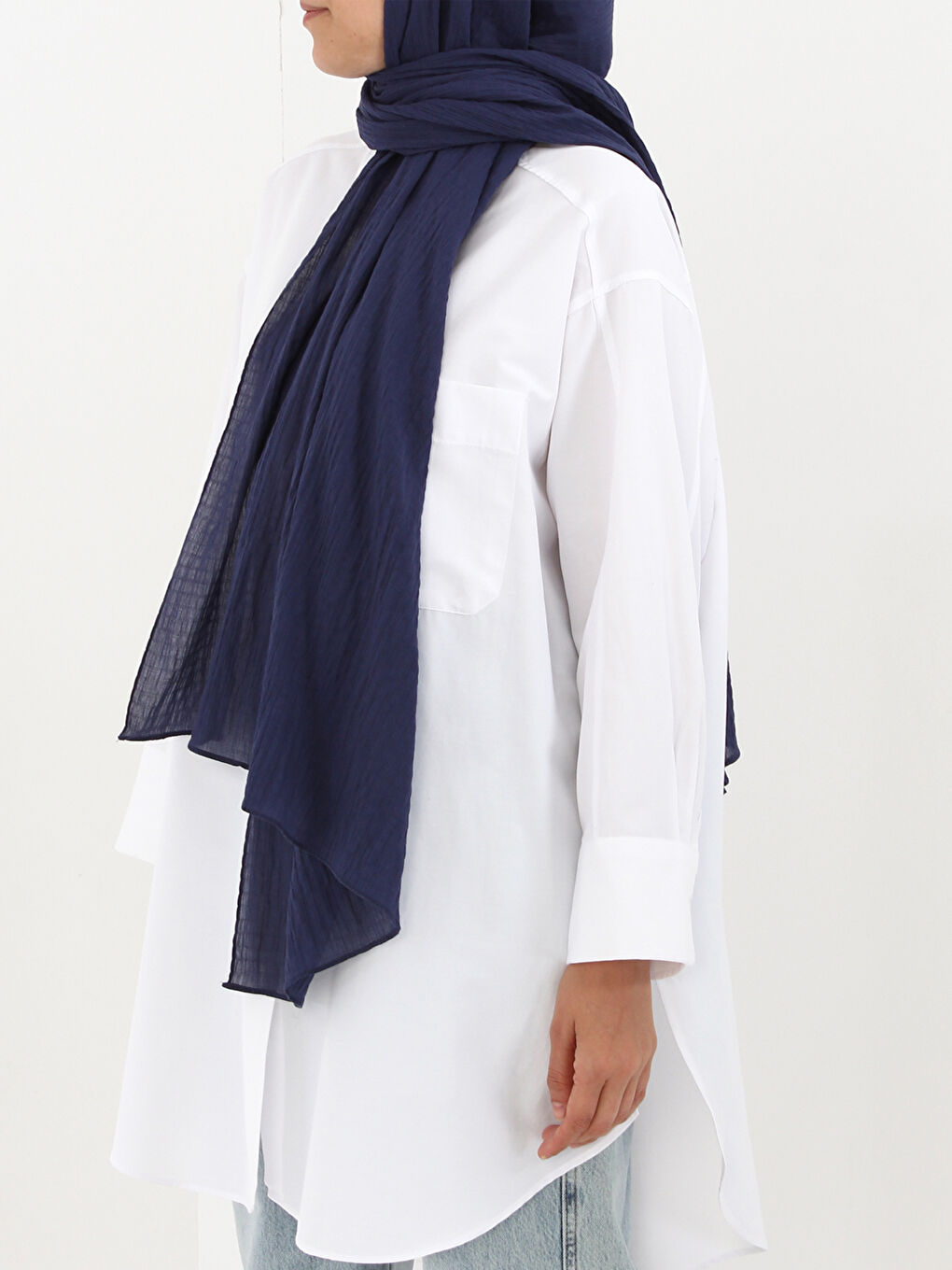 وشاح قطن طبيعي-1