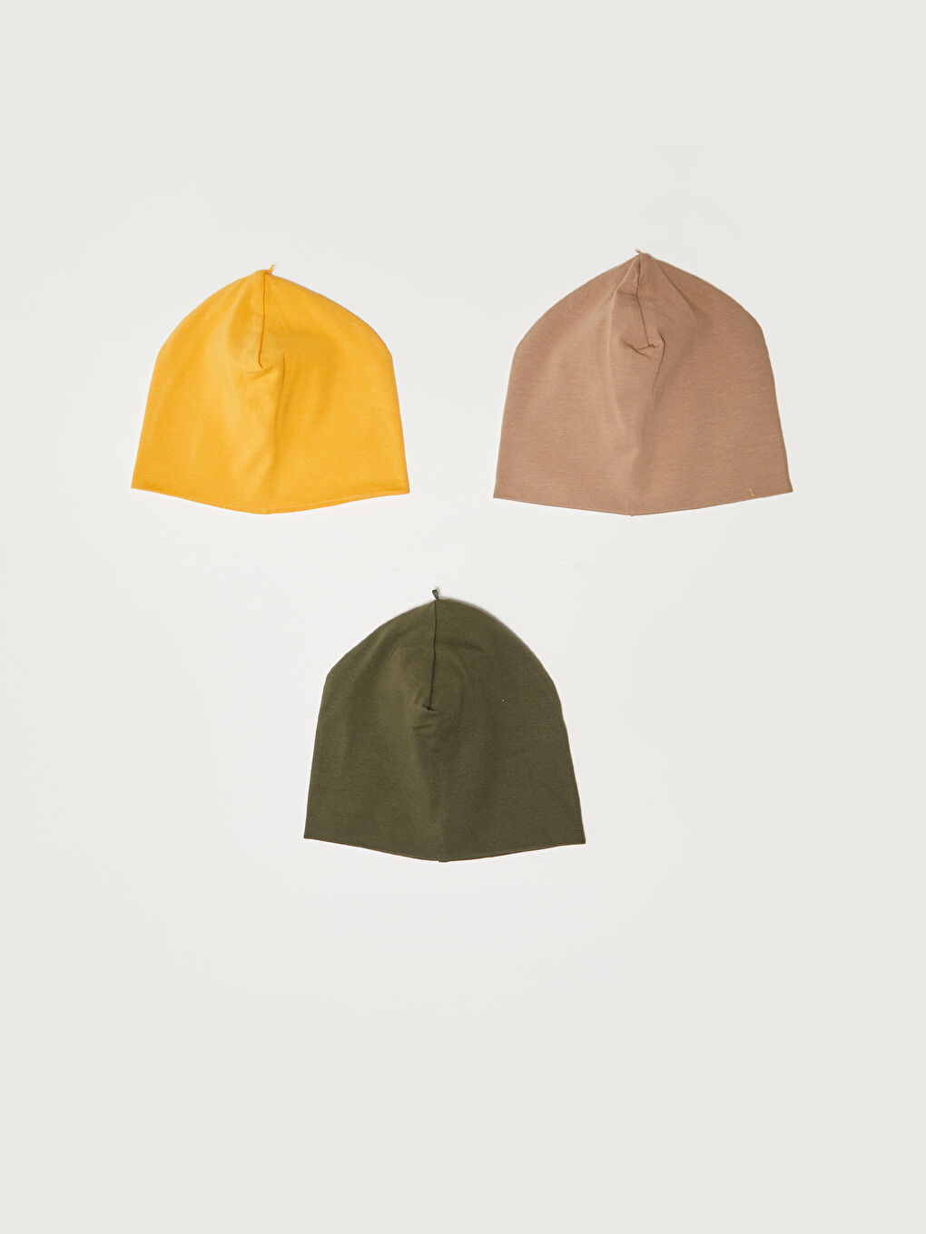 Basic Cotton Baby Boys' Beanie 3-pack