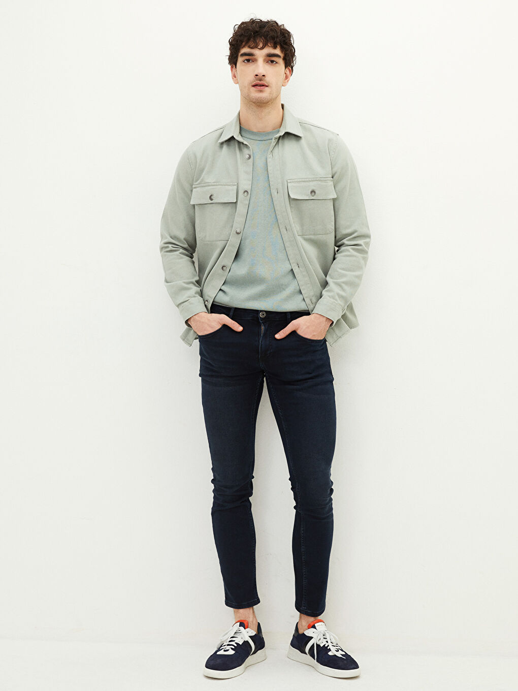 LCW Jeans 750 Тънък модел дънки за мъже -W1M377Z8-309
