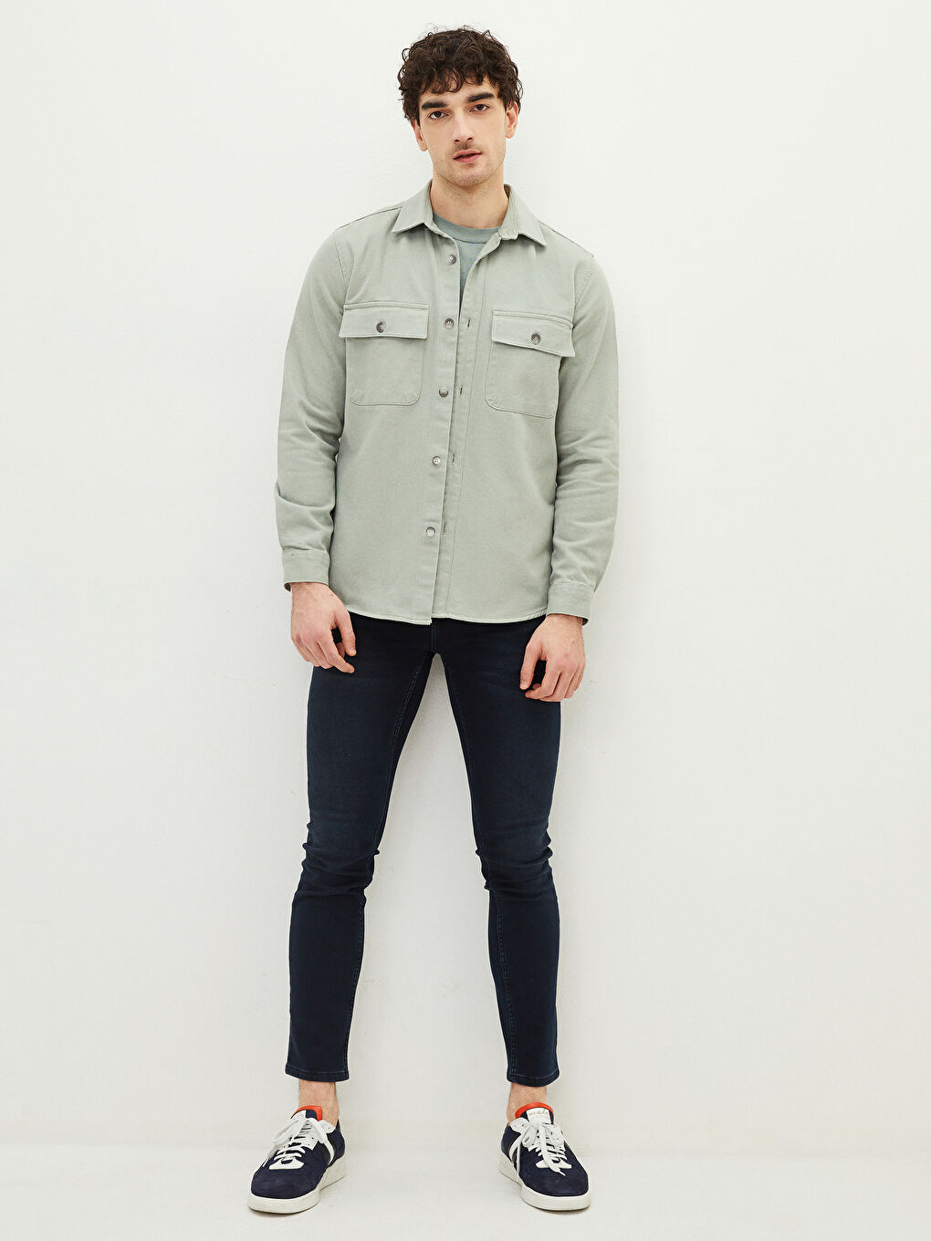LCW Jeans 750 Тънък модел дънки за мъже -W1M377Z8-309