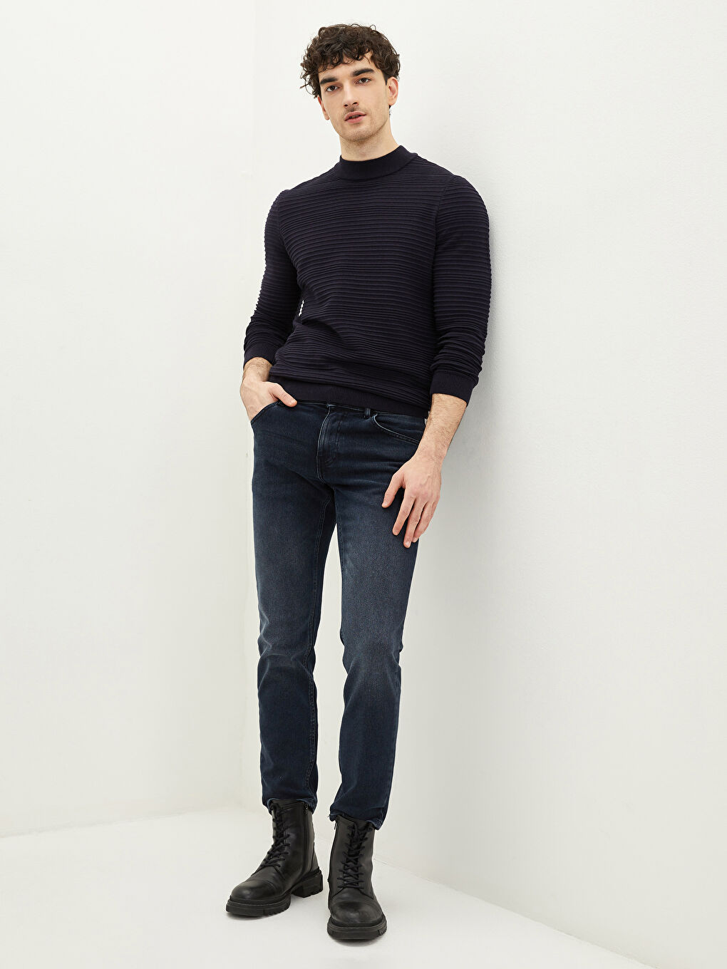 LCW Jeans بنطلون جينز رجالي 750 سليم فيت -W1M379Z8-309