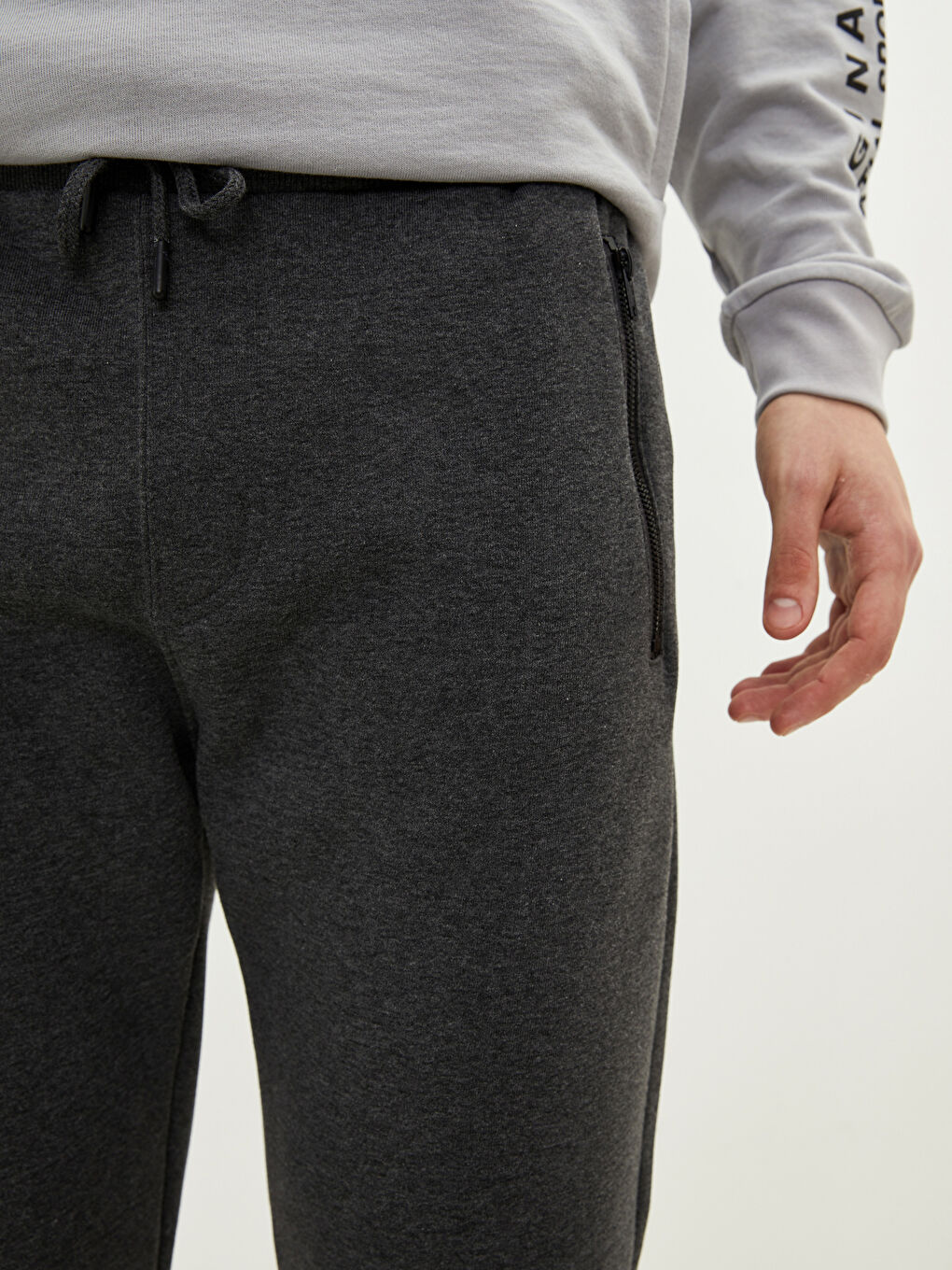 XSIDE Pantalons de survêtement jogger épais pour hommes ajustés -W1M432Z8-L8N