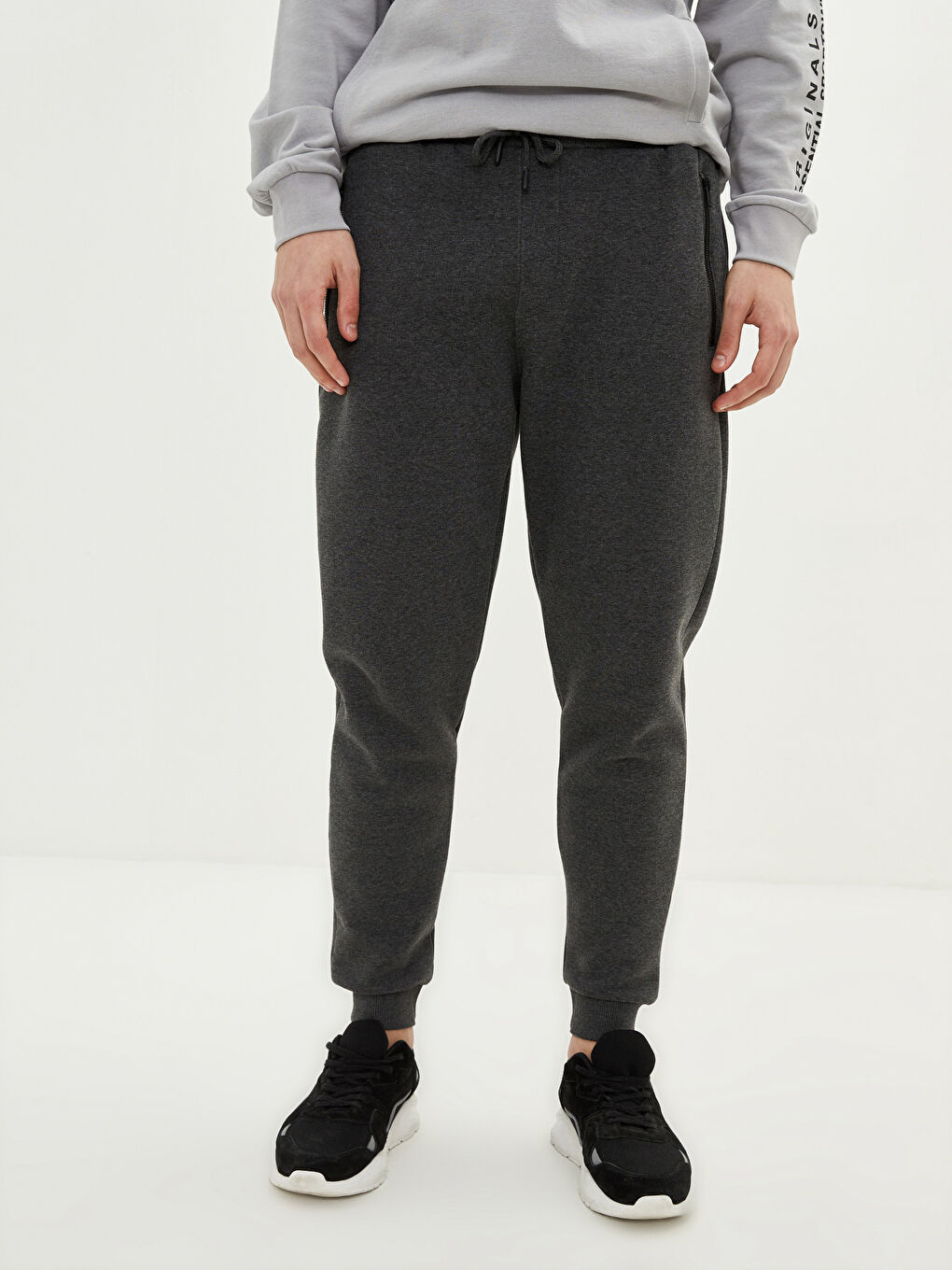 XSIDE Pantalons de survêtement jogger épais pour hommes ajustés -W1M432Z8-L8N