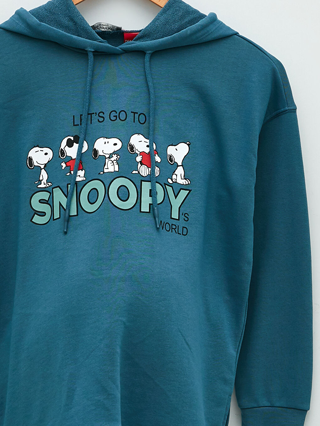 Snoopy Printed Long Sleeve Maternity Hoodie-7