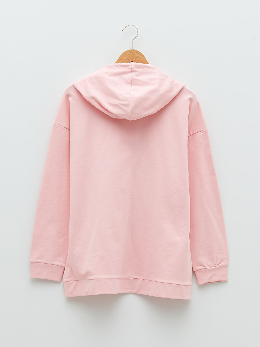 LCWAIKIKI Maternity Pembe Daisy Duck Baskılı Uzun Kollu Hamile Hoodie - 6