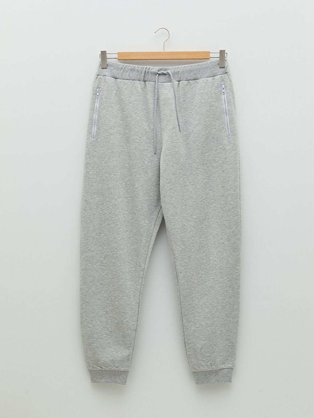 Gri Slim Fit Erkek Kalın Jogger Eşofman Altı