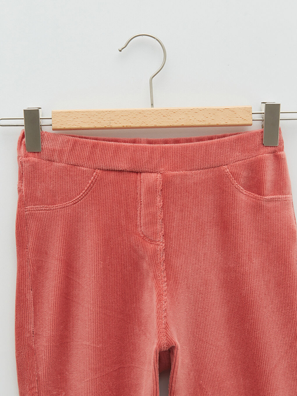 Collants Longs Basiques en Velours pour Fille à Taille Élastique-2