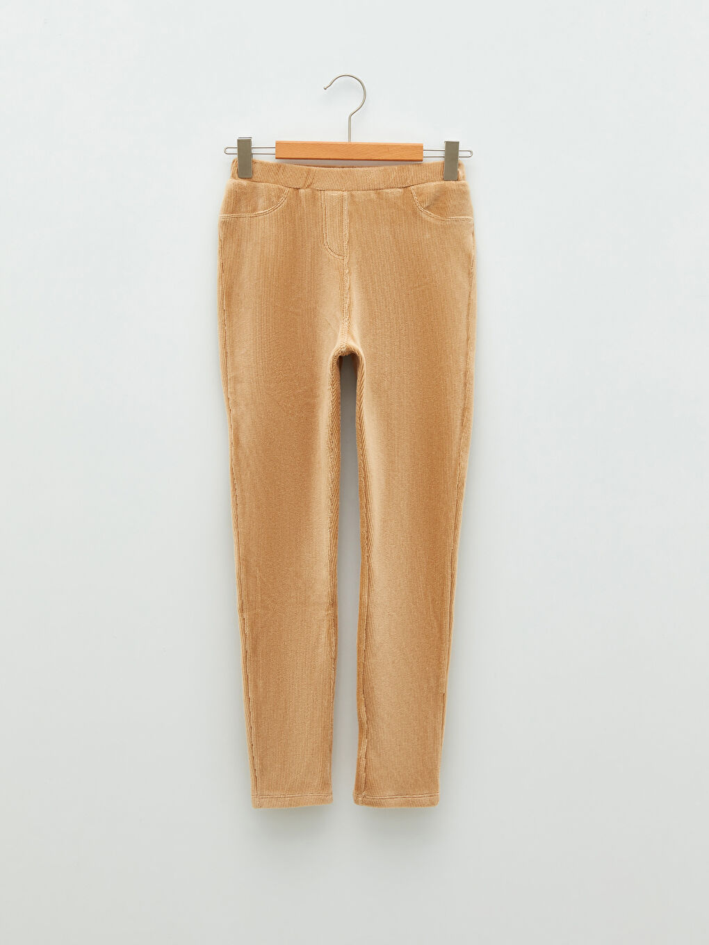 Elastic Waist Basic Velvet Girl Long Tights