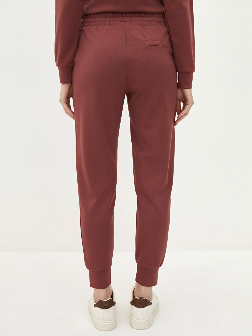 LCW Vision Pantalon de Survêtement Jogger pour Femmes Taille Élastiquée Coupe Standard avec Poches et Détails -W1M525Z8-H5P