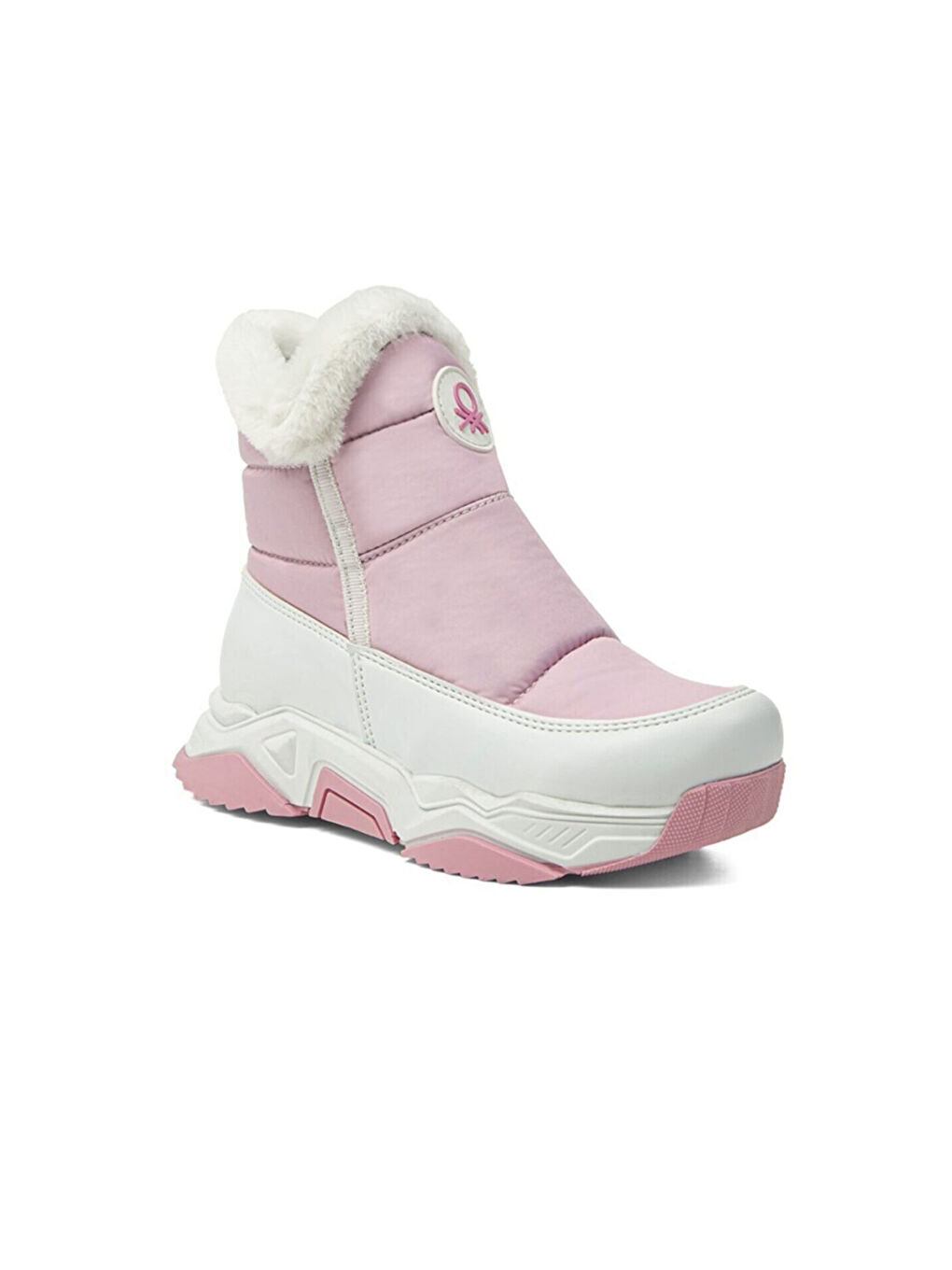 بوت بناتي بكعب سميك وبسوستة-2