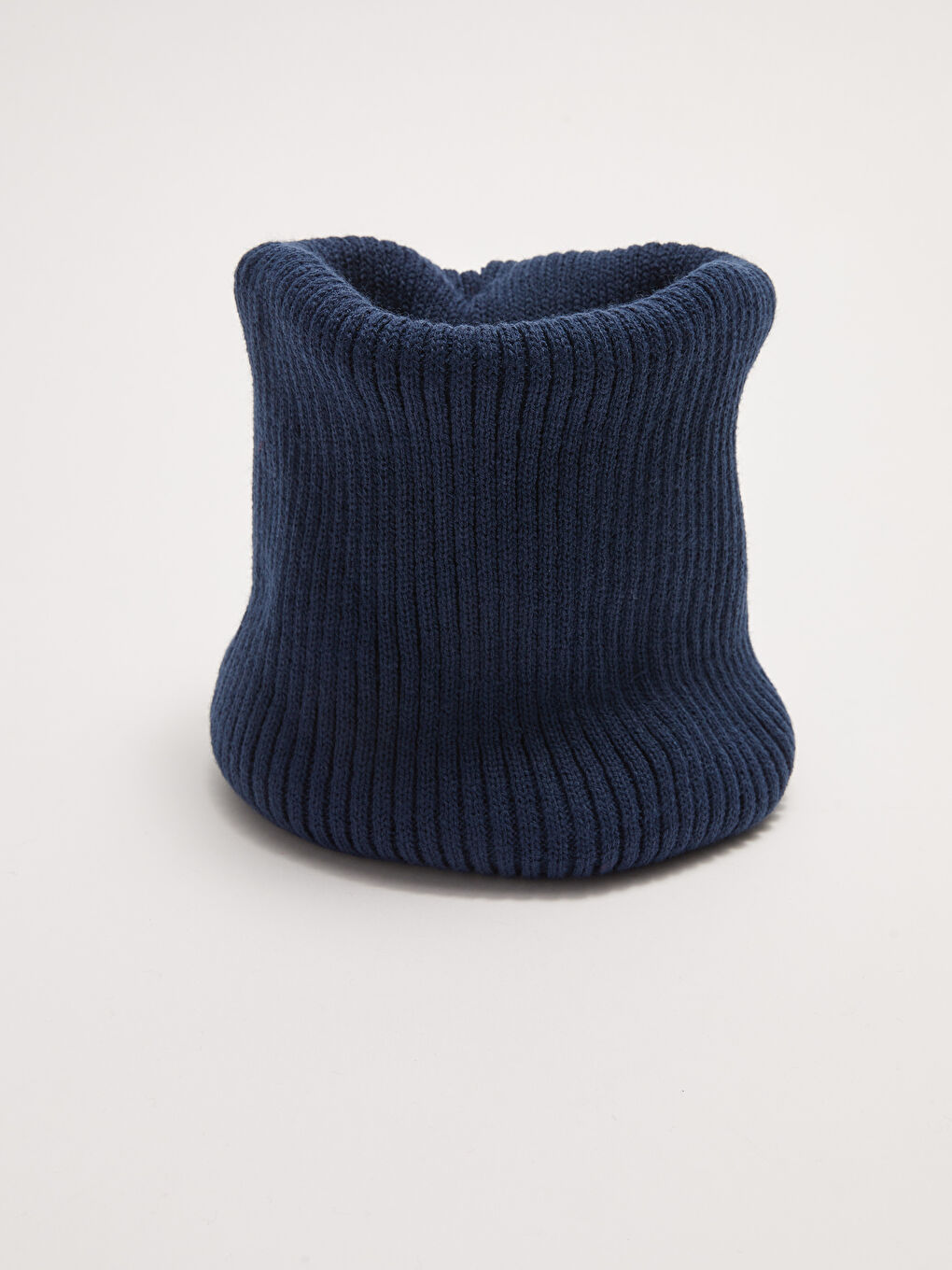 Lacivert Düz Erkek Çocuk Triko Boyunluk-1