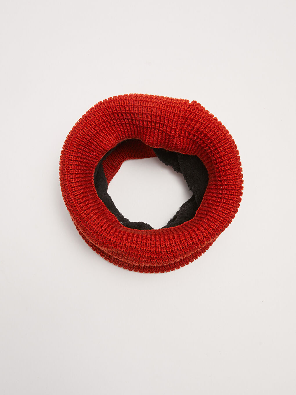 Шал с шарки за мъже, плетен снуд-2