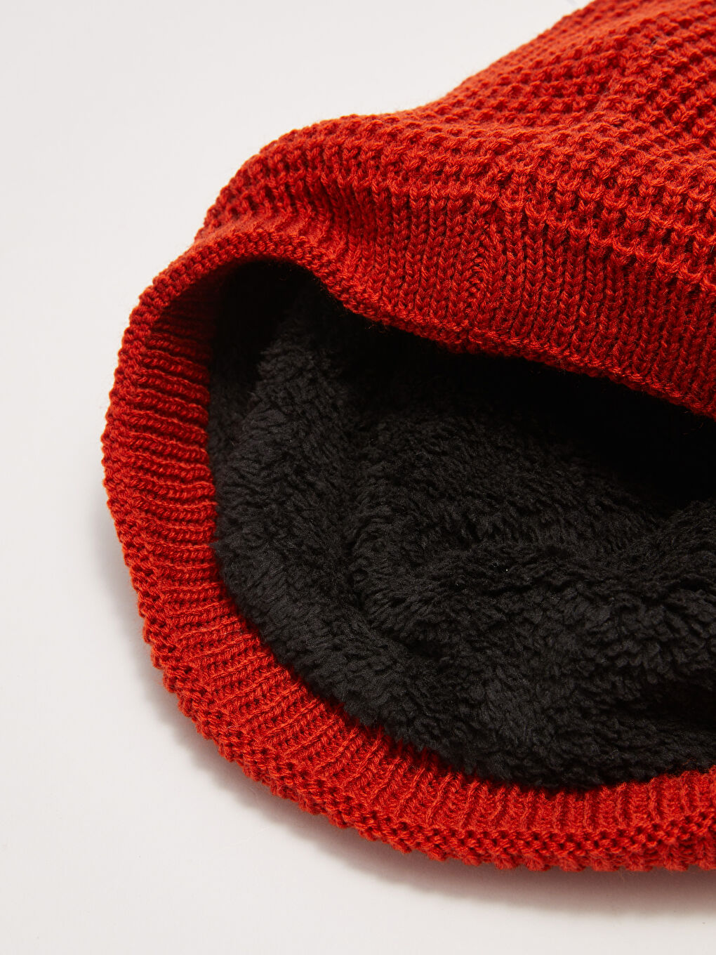 Шал с шарки за мъже, плетен снуд-5