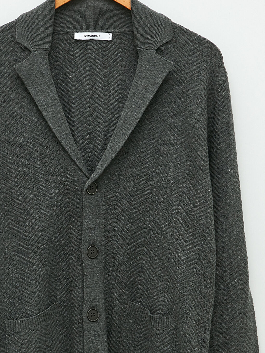 Standard Fit Shawl Collar Men's Knitwear Cardigan-7