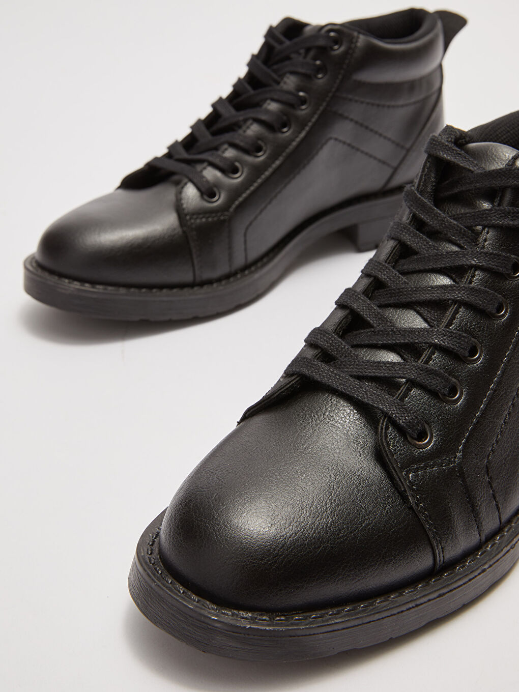 Kunstleder Herren Schnürstiefel-3