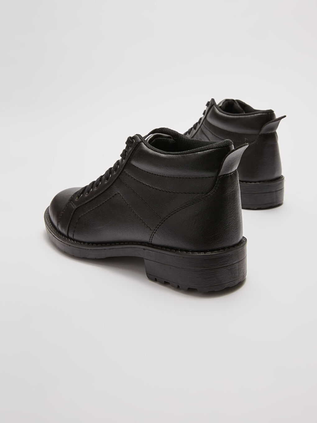 Kunstleder Herren Schnürstiefel-4