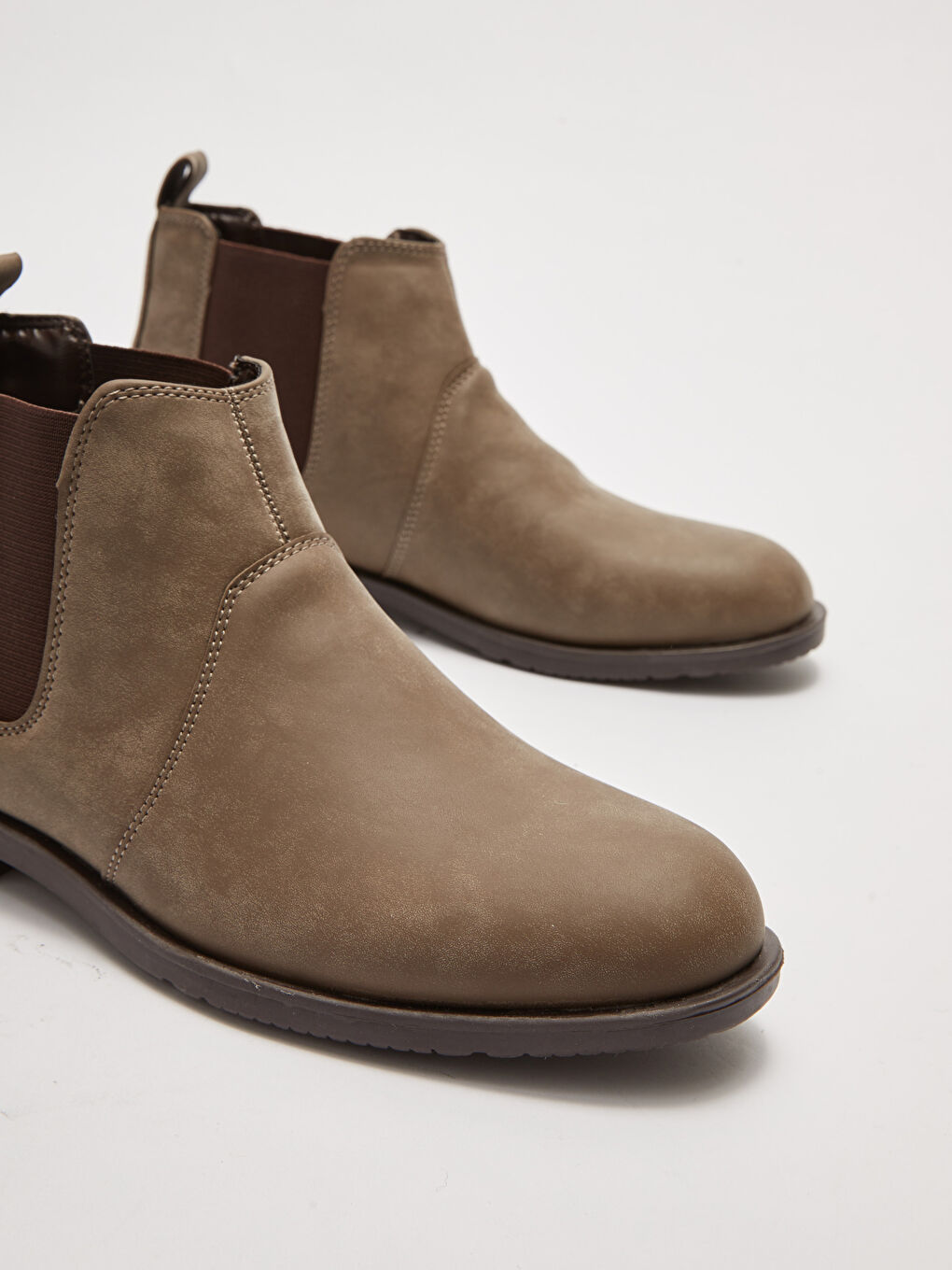 Ерлерге арналған былғарыға ұқсас етік созылмалы жақтарымен-4