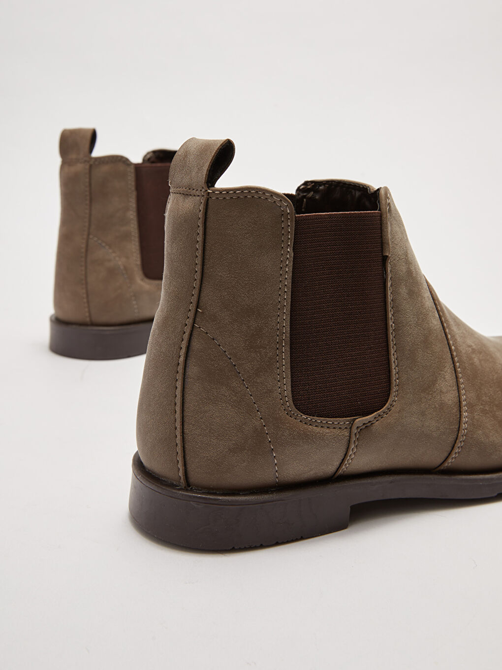 Ерлерге арналған былғарыға ұқсас етік созылмалы жақтарымен-5