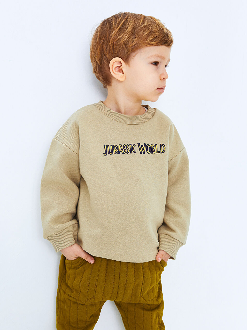 Hanorac Bebeluși Băieți Jurassic World cu Guler Rotund și Mânecă Lungă Imprimat-3