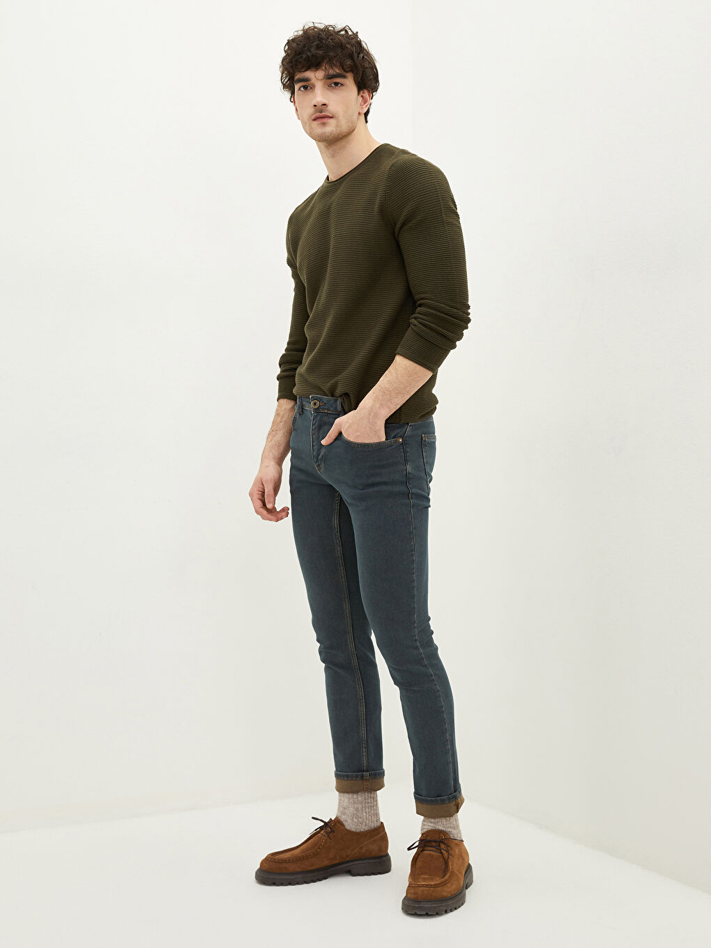LCW Jeans 750 Slim Fit Herren Jeans -W1M904Z8-333