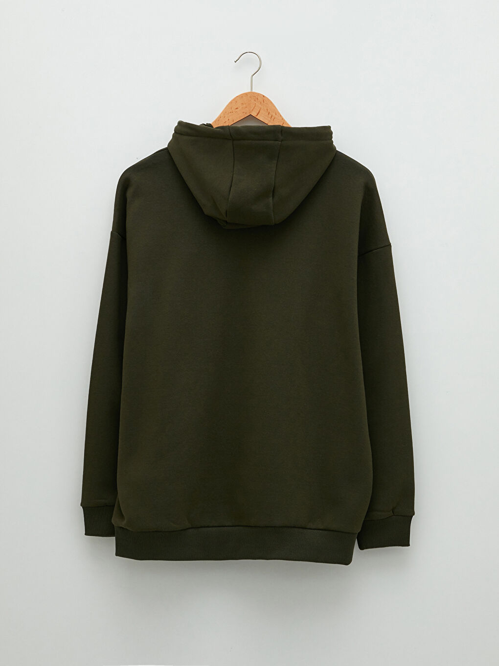 Plus Size Long Sleeve Basic Men's Thick Hoodie-6