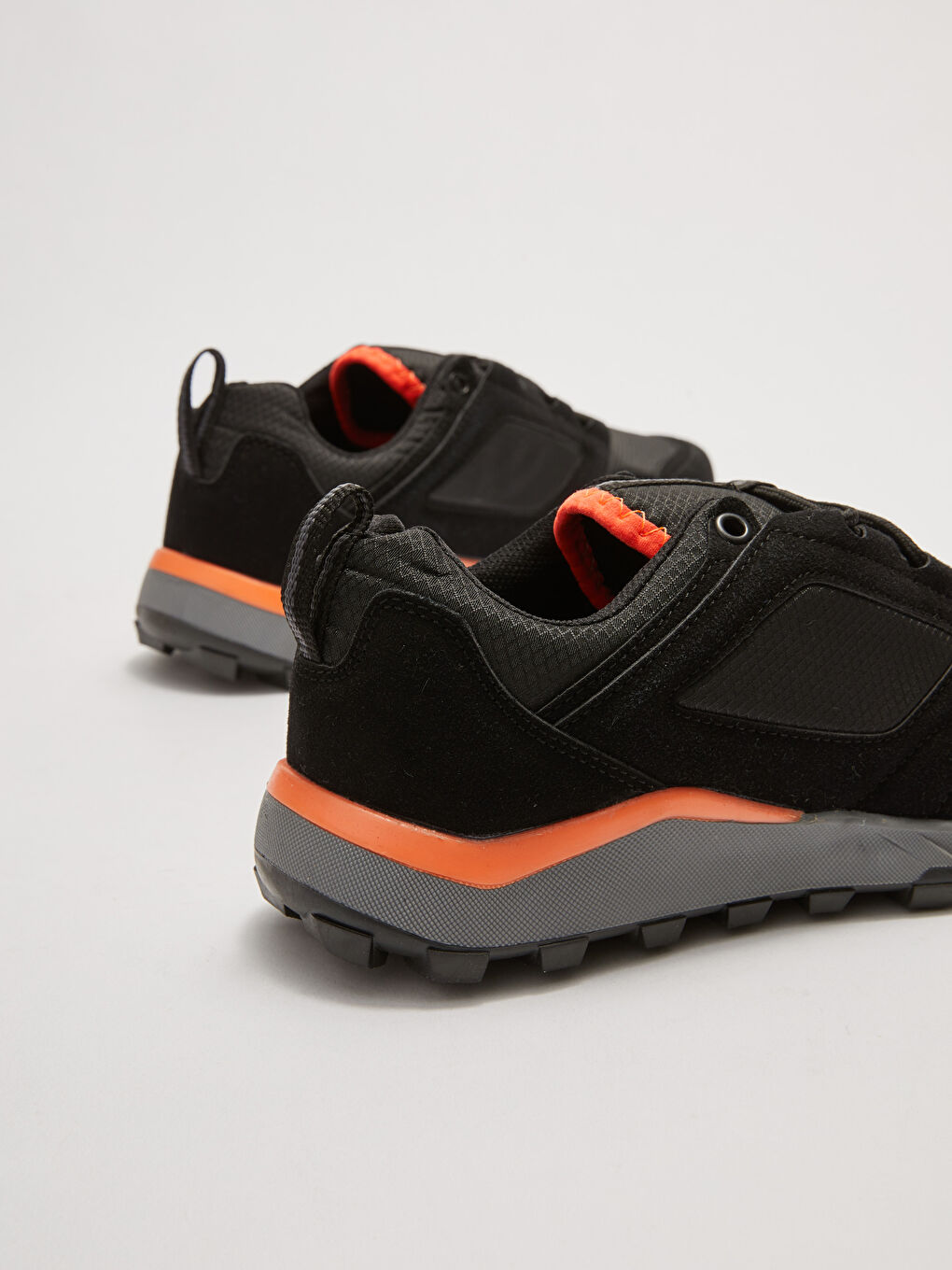 Siyah Bağcıklı Erkek Trekking Ayakkabı-4
