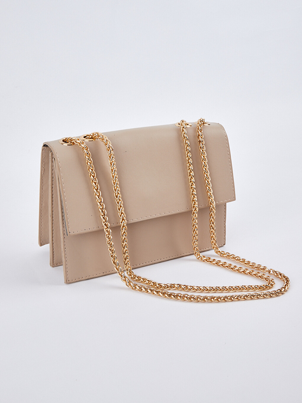 MOON Chain Handle Shoulder Bag-3
