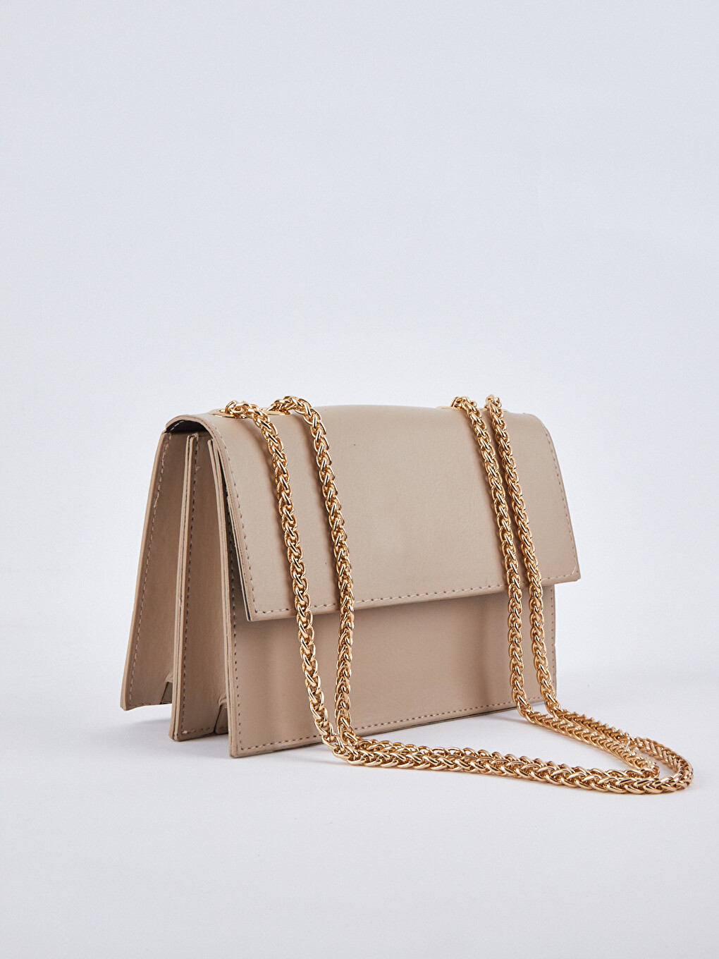 MOON Chain Handle Shoulder Bag-4
