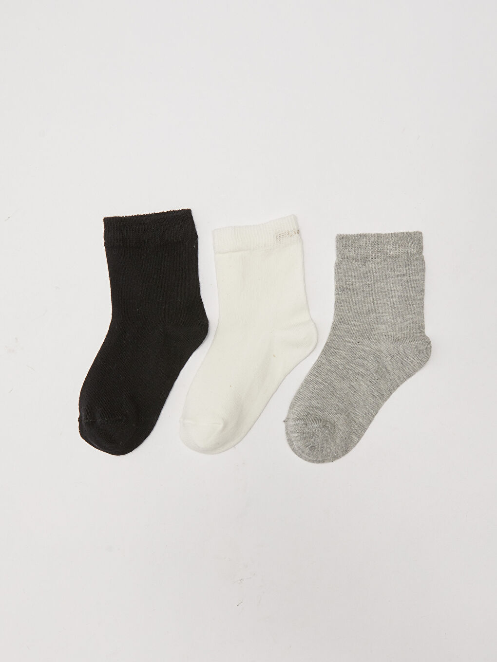 Siyah Basic Erkek Bebek Soket Çorap 3'lü-1