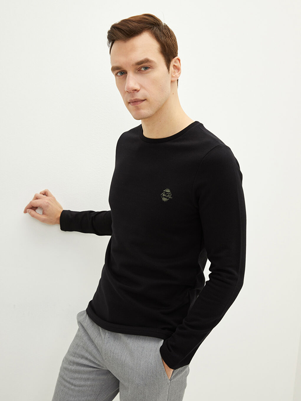 Muškarac CRNA Gornji dio pidžame-1