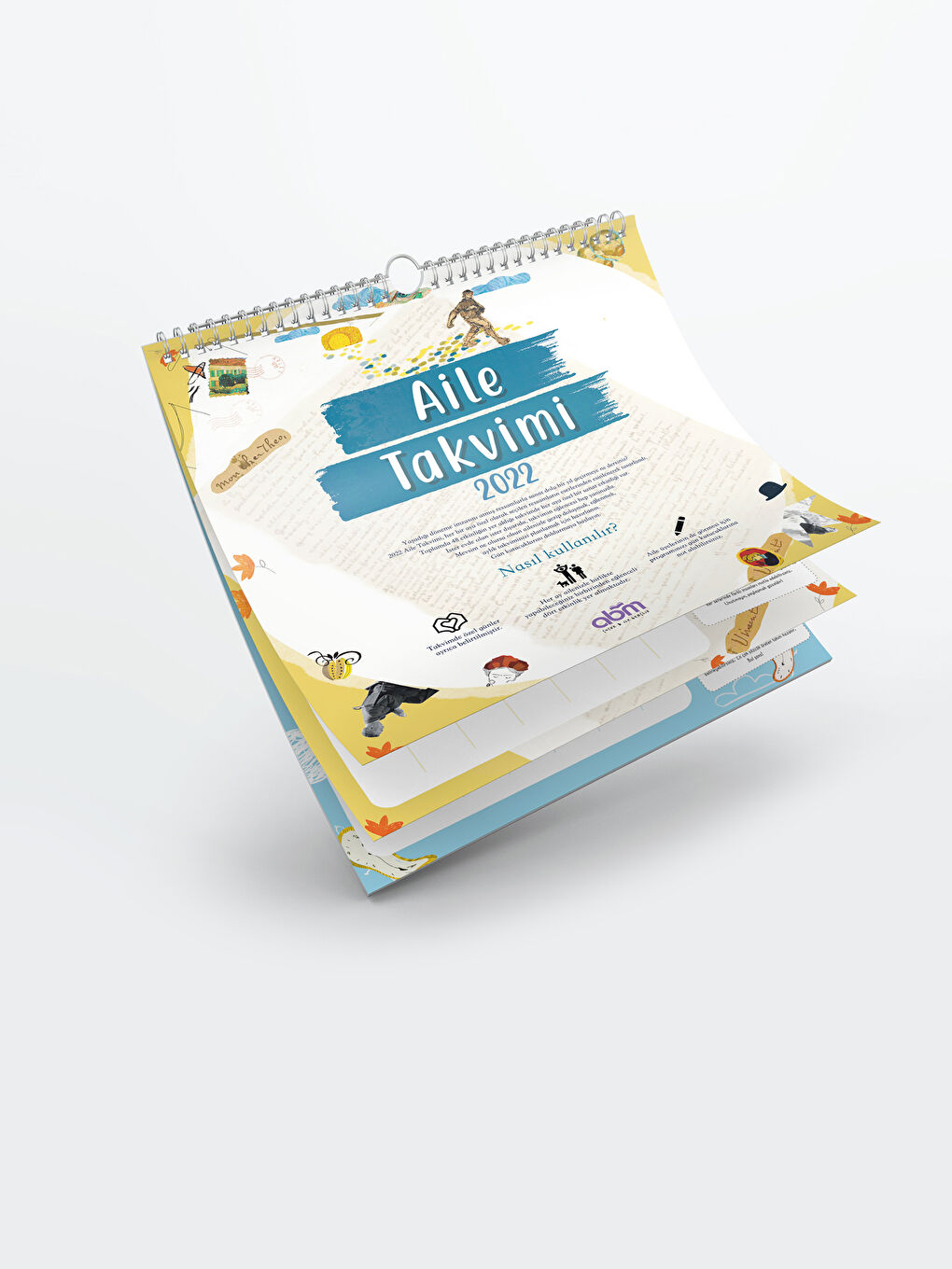 2022 Spiral Family Wall Calendar