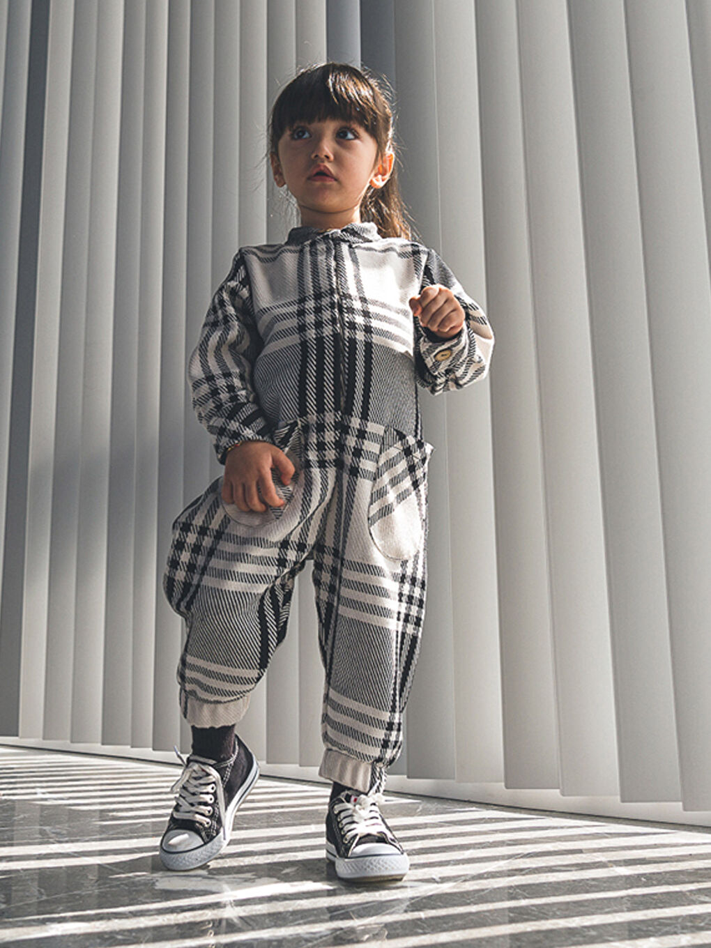 Combinaison pour Bébé Garçons à Manches Longues avec Col Rond-1