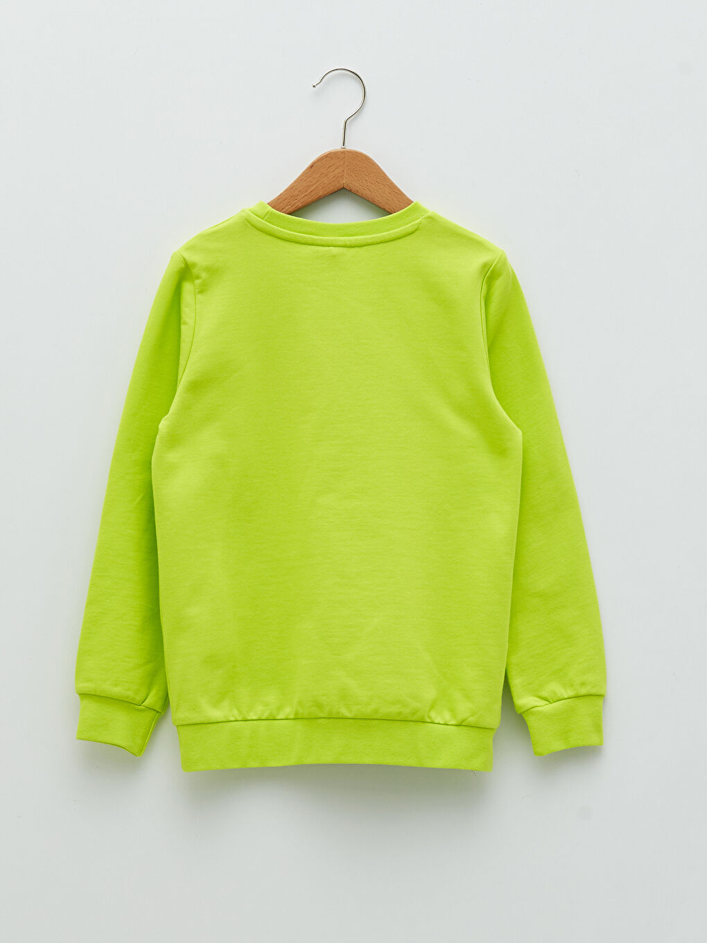 Crew Neck Printed Long Sleeve Boys' Sweatshirt-1