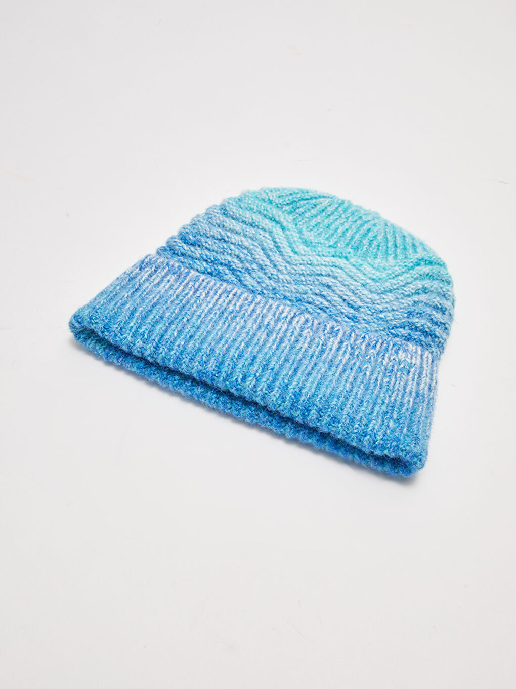 Ensemble Bonnet et Écharpe Fille en Tricot à Motif Bloc de Couleurs-1