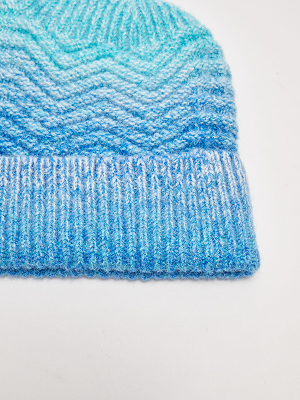 Ensemble Bonnet et Écharpe Fille en Tricot à Motif Bloc de Couleurs-2