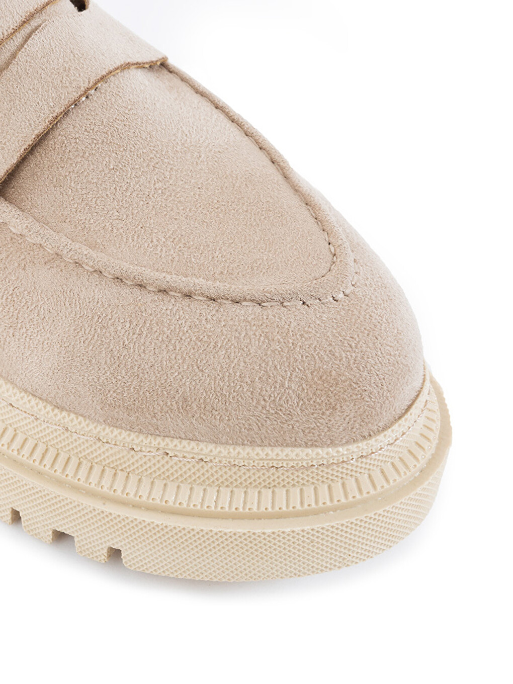 Kunst-Wildleder Damen Loafer Schuhe-1