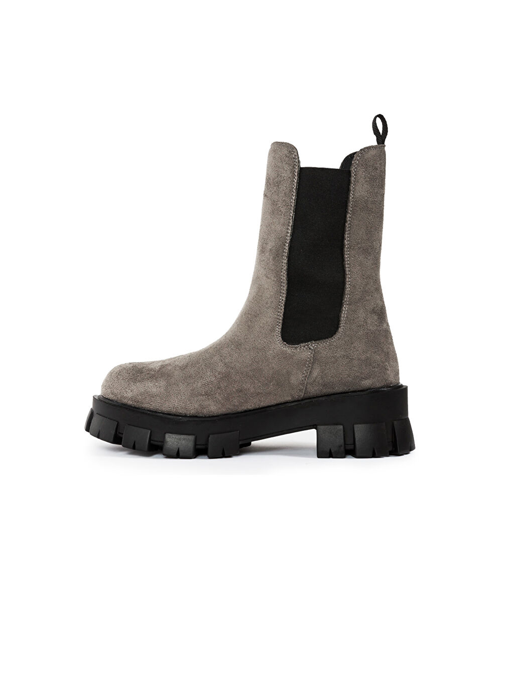 Women's Boots With Elastic Side Thick Sole-2