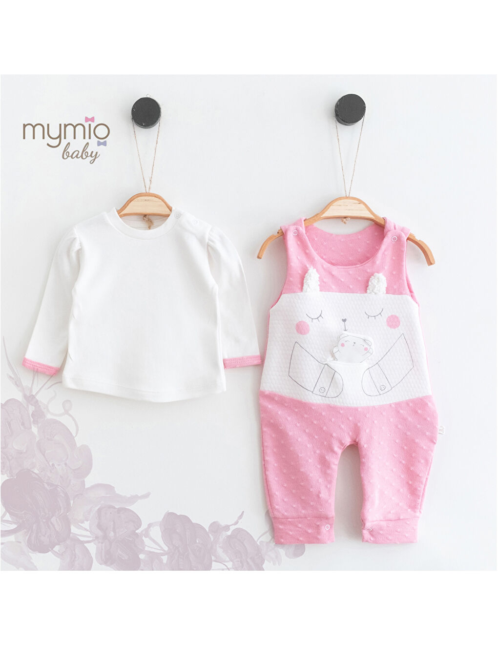 Baby Printed Cotton Baby Girl 2-Piece Set