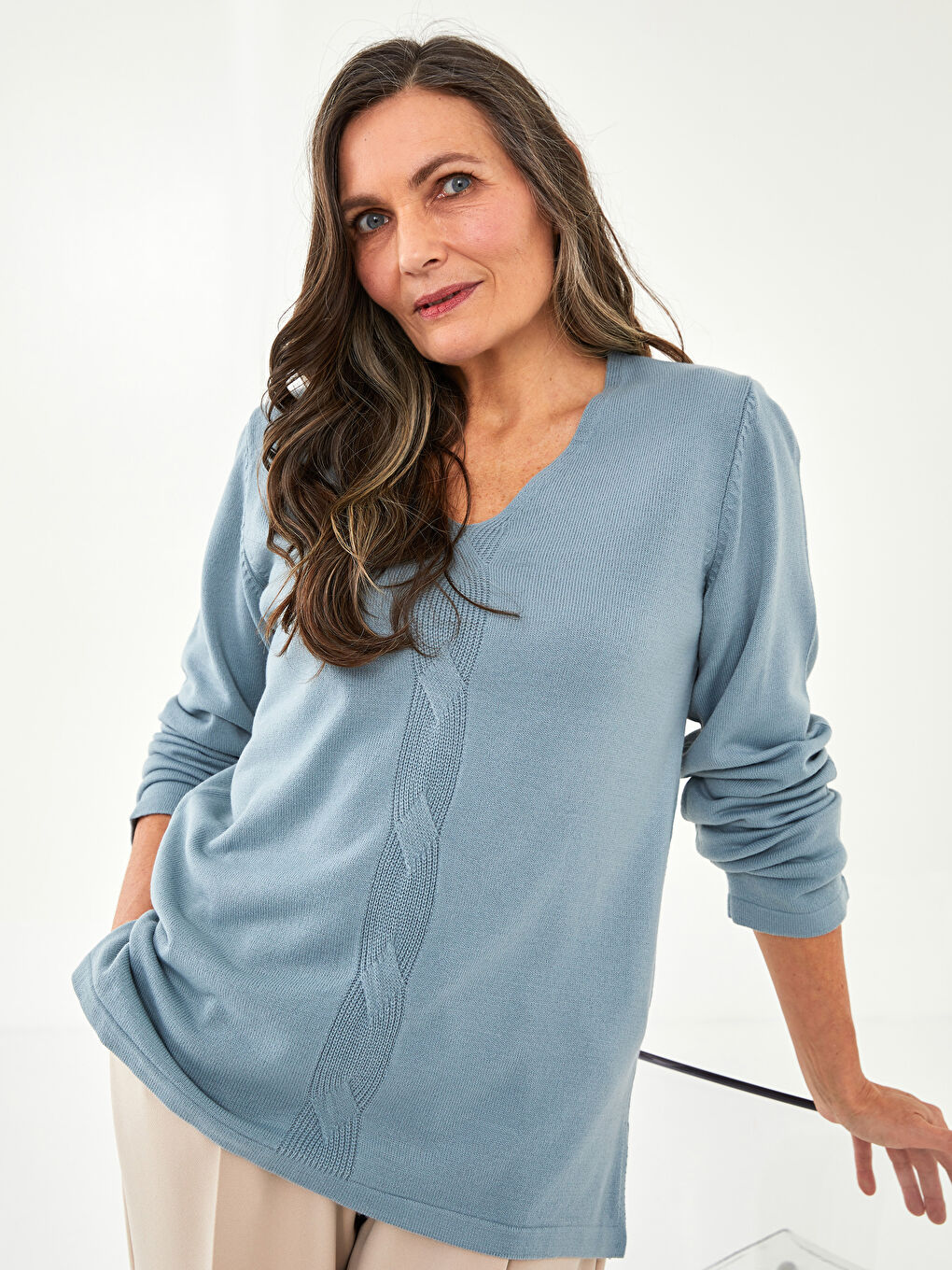 Žena ZELENA Džemper 