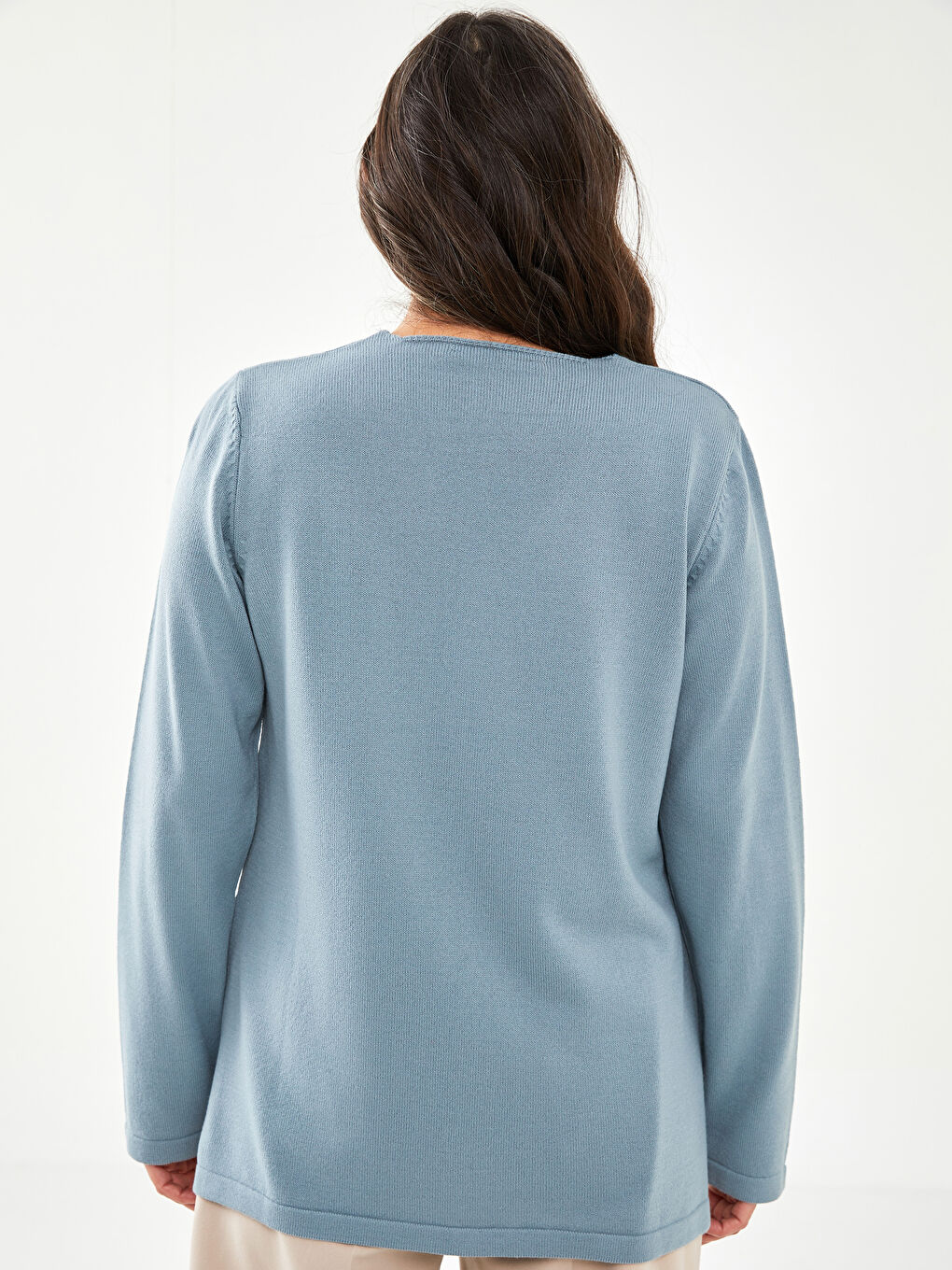 Žena ZELENA Džemper -4