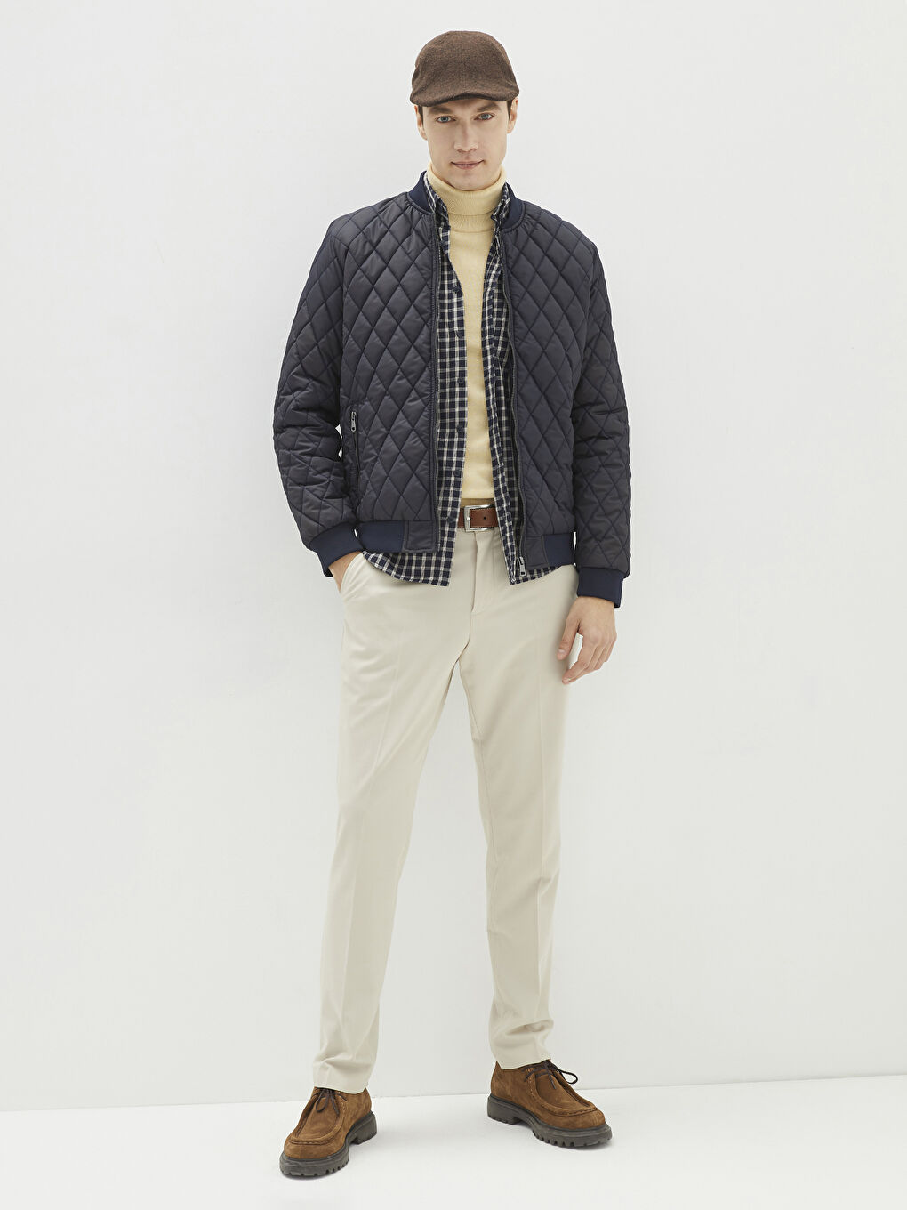 قبعة كاسكيت رجالي سادة-1