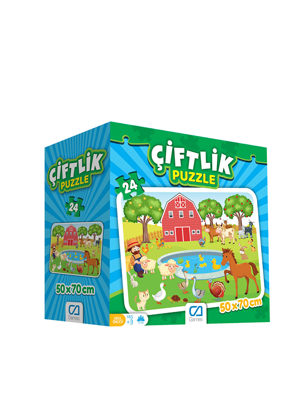 Ca Games Çiftlik Eğitici Yer Puzzle
