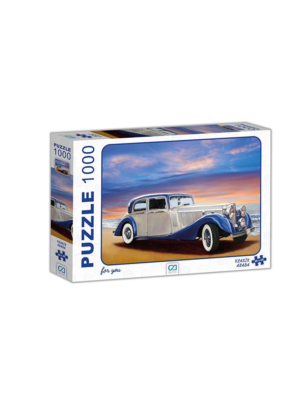 CA Games Klasik Araba Puzzle 1000 Parça