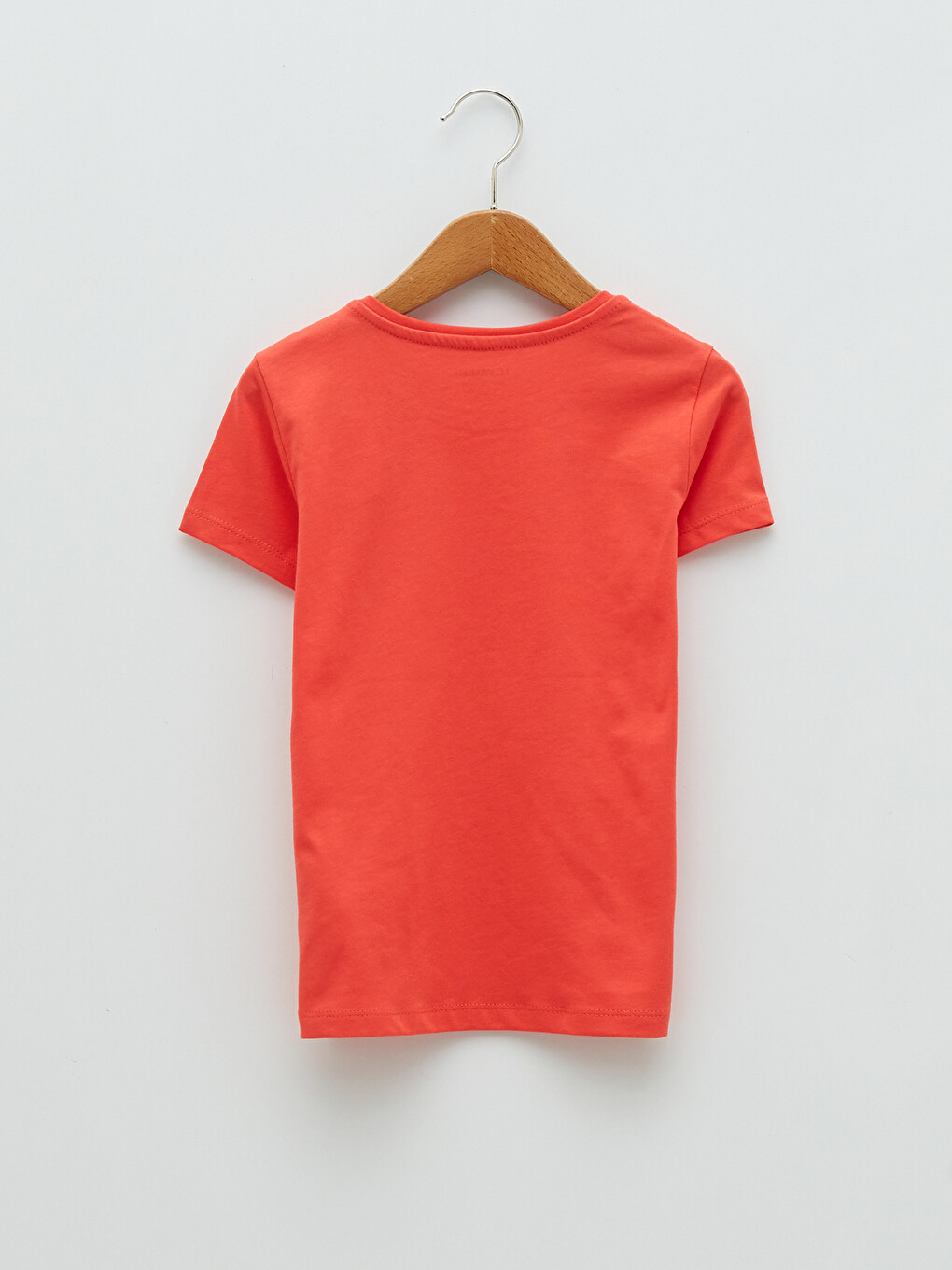 Crew Neck Basic Short Sleeve Girls' T-shirt-1