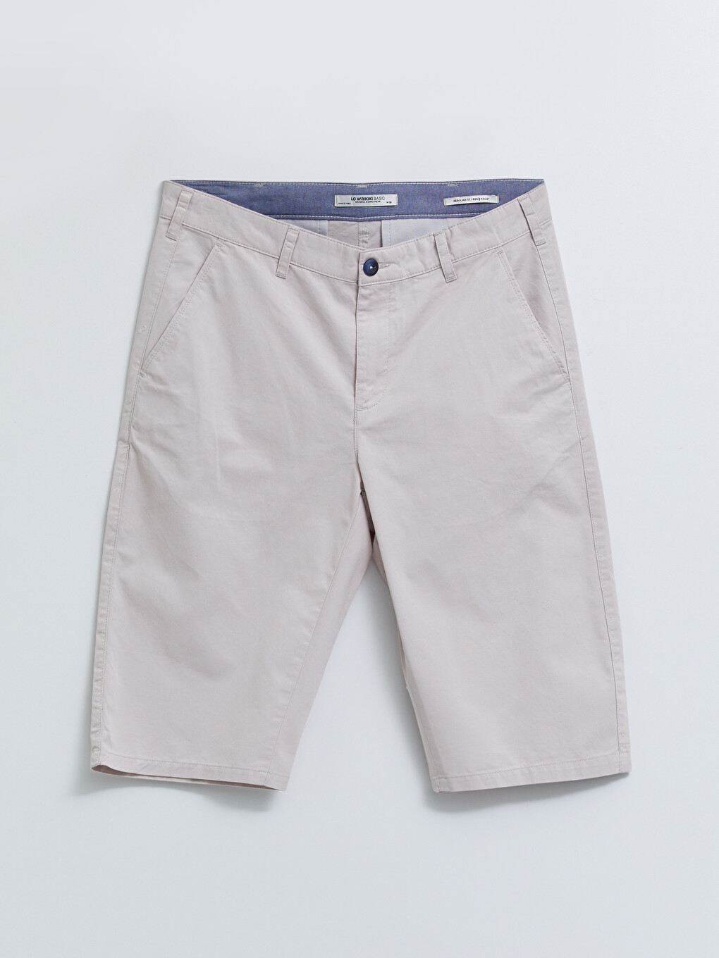 Regular Fit Basic Bermuda Men's Shorts-4
