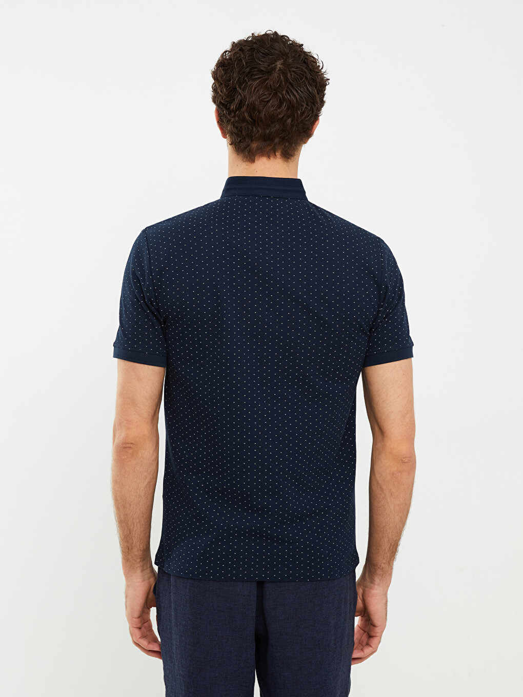 Grandad Collar Short Sleeve Men's T-shirt-4