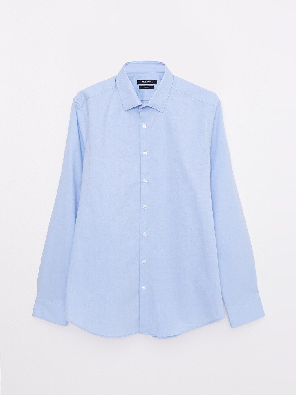 Slim Fit Long Sleeve Oxford Men's Shirt-4