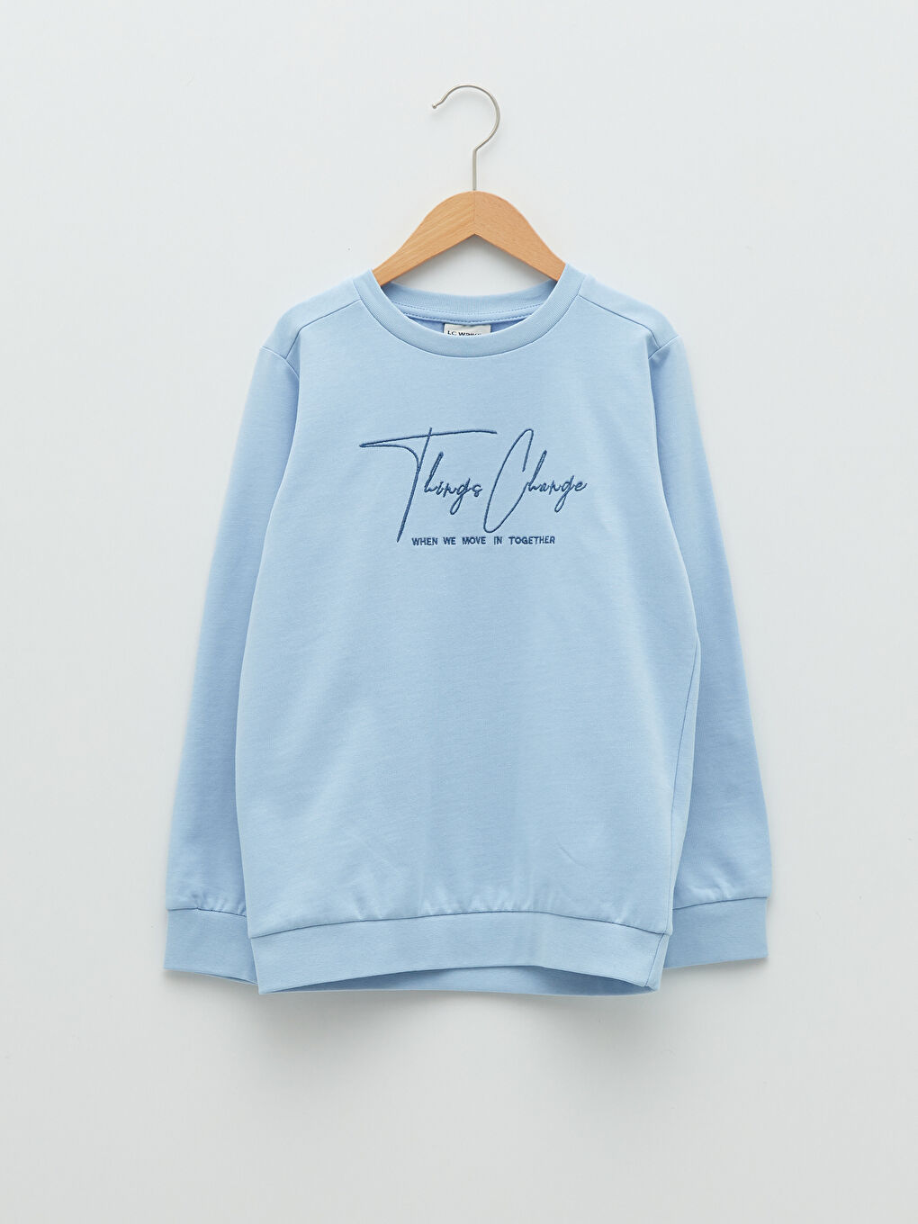 Hanorac cu Guler Rotund Imprimat cu Mânecă Lungă pentru Băieți