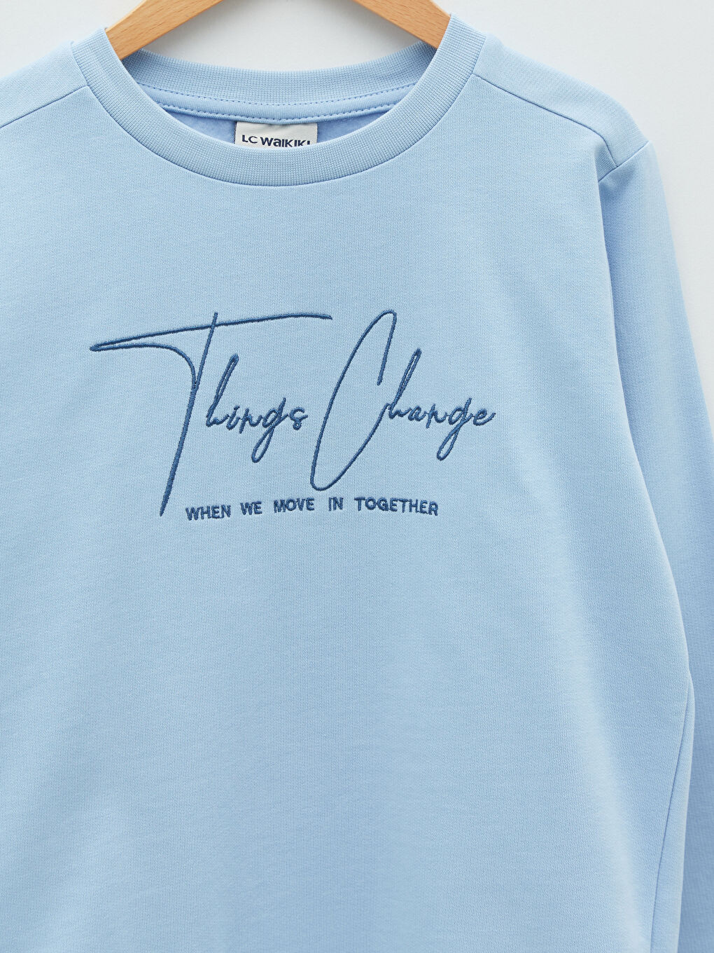 Hanorac cu Guler Rotund Imprimat cu Mânecă Lungă pentru Băieți-2