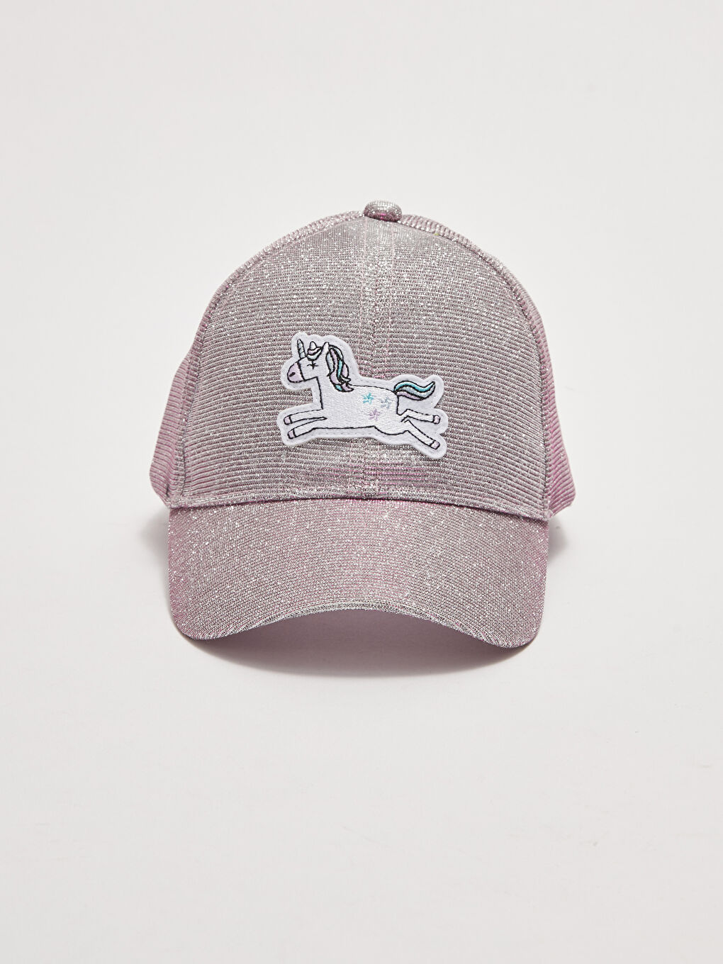 Girl Animal Figure Embroidered Sparkly Cap Hat